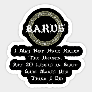 Bards! Sticker